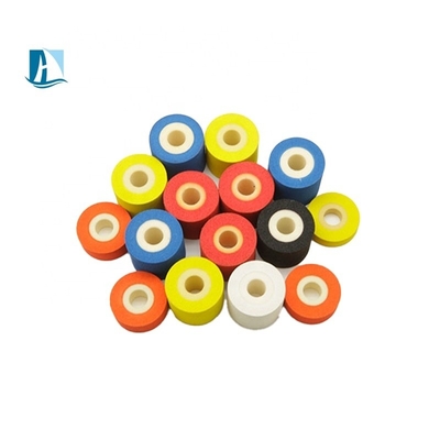 Máquina de codificação de rolos de tinta multicolor Rolos de tinta de fusão a quente com tinta esponjosa e sólida