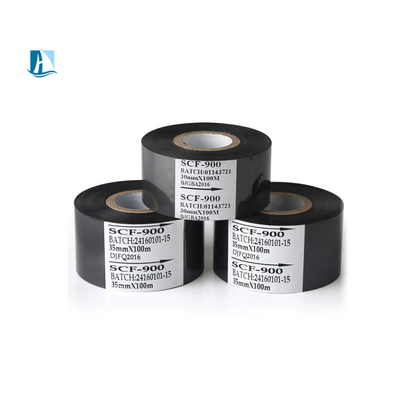 SCF900 LC1 FC3 Impressora de fita de estampação a quente 25mm*100m Folha de codificação de data de cor