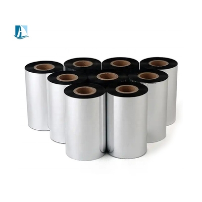 Folha de resina de cera de fita de estampação de caneta com transferência térmica e rolos de tinta metálicos