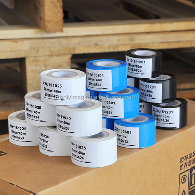 Largura de 12 mm Cor-de-rosa fita de carimbo quente atende às exigências do cliente para máquina de fax