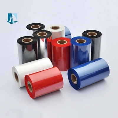 Lente de transferência térmica de cera azul / resina de grau A Lente de impressora de largura de 110 mm