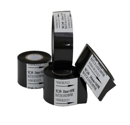 30mm Largura 100M Estampagem a quente Faixa de data para impressora a cores velocidade de codificação 30-600 / minuto