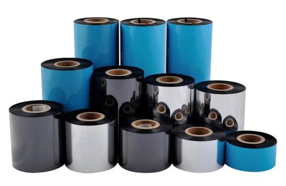 Máquina de fax fita de resina de transferência térmica preta com desempenho duradouro