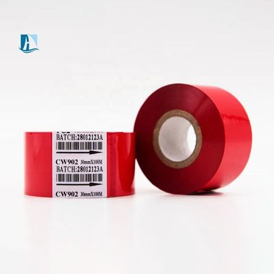 12 mm Largura Rolo de fita de carimbo vermelho quente para impressora de lápis Equipamento aplicável