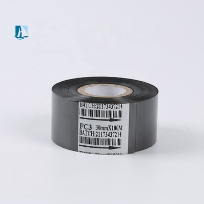35mm*100m Carta de latão compatível fita de carimbo quente fita de transferência térmica de cor preta