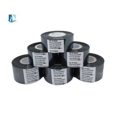 35*100m fita de papel preto de codificação a quente para DY8 HP241 HP241B máquina de impressão de números de lote
