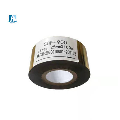 Cinta de carimbo a quente compatível com SCF900 para codificação de data 30mm*100m COLOR OURO