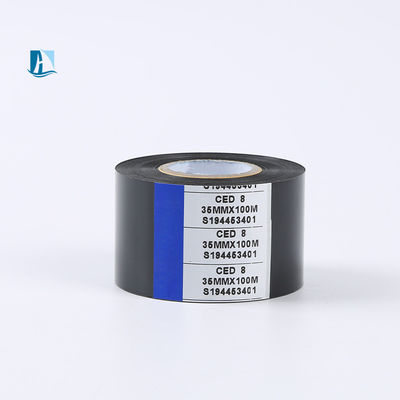 Temperatura 100C-160C Folha de fita de estampagem a quente para codificação de data Negro/vermelho/verde/azul/ouro