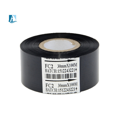 Folha de PET dourada para LC1 Preto 40mm*100m h200fr máquina de estampagem de folha de PET