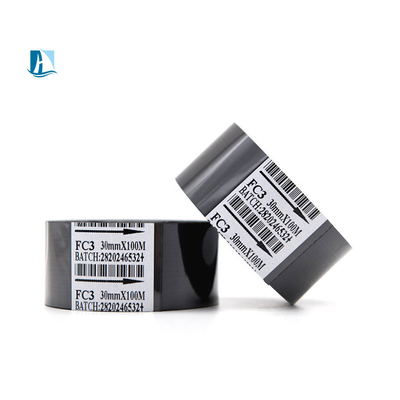 SCF900 Faixa de transferência térmica para 25mm*100m Estampação em folha quente em etiqueta Printer azul