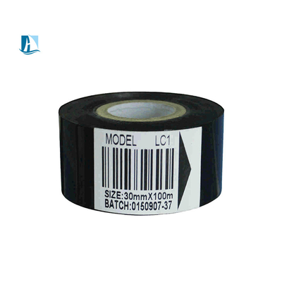 30mm * 100m LC1 fita de tinta de transferência térmica preta para máquina de escrever data lote original