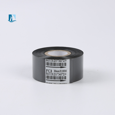 Faixa de carimbo quente de 12 mm de largura em cor preta personalizada para impressora