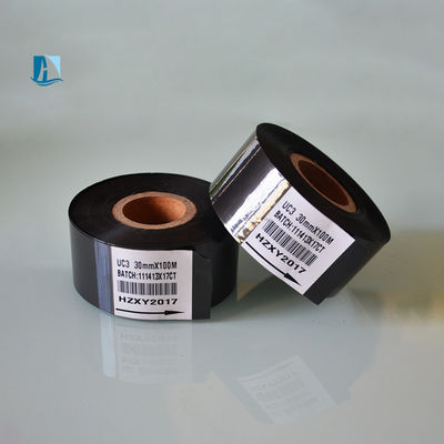 30mm*100m PET Easy Return Hot Encoder Ribbon para HP241b Impressora de Data Data Code Ribbon