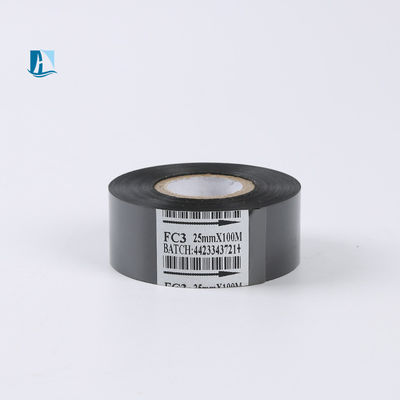 Tela de impressão em sacos de plástico de 30 mm*100 m com data de carimbo preta