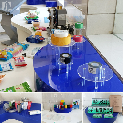Embalagens de plástico para alimentos Clamshell Estampagem em folha quente e fita de transferência térmica