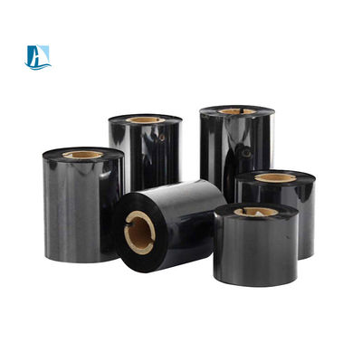110mm*300m Resina de cera fita de tinta de transferência térmica preta para impressora de cores de codificação rápida