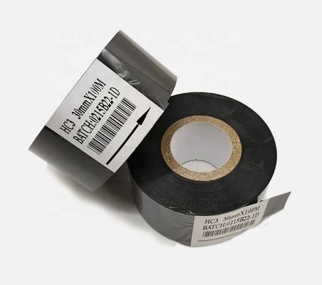 Tela de impressora de cera de resina para estampação a quente Temperatura 100C-160C 55*100m/122m Fabricada