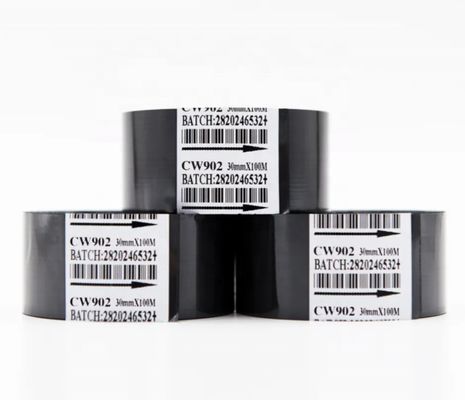 Tela de impressora de cera de resina para estampação a quente Temperatura 100C-160C 55*100m/122m Fabricada