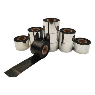 Tela de impressora de cera de resina para estampação a quente Temperatura 100C-160C 55*100m/122m Fabricada