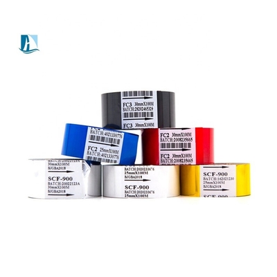 30mm Largura100m LC2 Hot Foil Stamping Roll para data de validade Impressão em impressora a cores