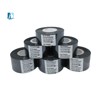 Impressão Data de produção SCF900 original 30mm*100m fita térmica para impressão de número de lote