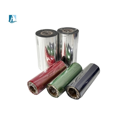35mm*300m Faixa de transferência térmica de resina personalizada para máquina de impressão de rótulos de cuidados de lavagem
