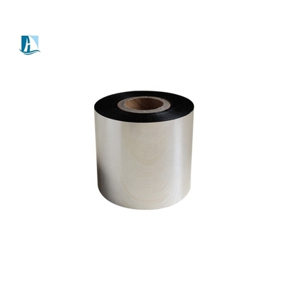 Design fita de transferência térmica preta resistente à água fita de resina de cera para impressora térmica