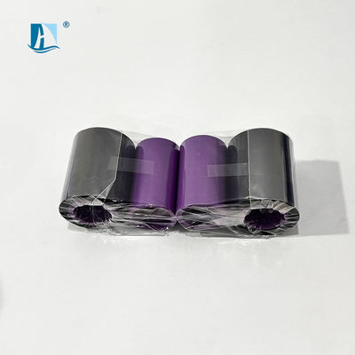 Cintas de impressão de códigos Qr 55 mm*600 m para impressora de transferência térmica e impressora de rótulos