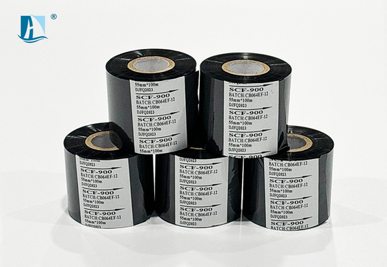 SCF900/LC1/FC3 25 mm 100 m fita de tinta de estampação a quente ouro/prata/amarelo/preto para impressora de etiquetas