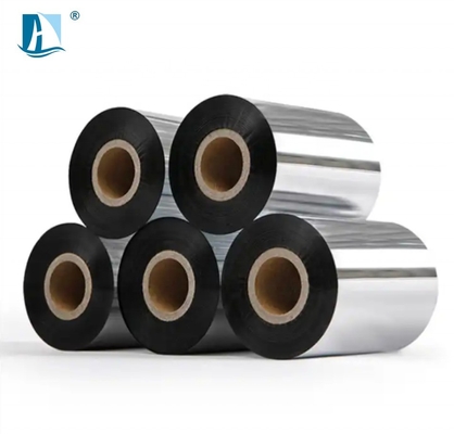 110x300 Faixa de cera para impressora de códigos de barras Transferência térmica TTR Impressão Data de produção