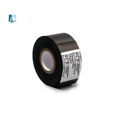 30mm*100m PET Gold Silver Hot Foil Ribbon para Máquina de Codificação HP241b Tipo de Impressão PET