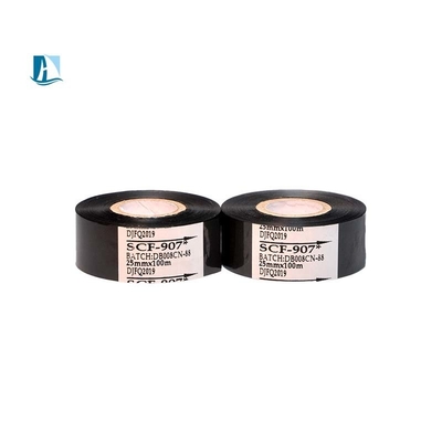 30mm*100m PET Gold Silver Hot Foil Ribbon para Máquina de Codificação HP241b Tipo de Impressão PET