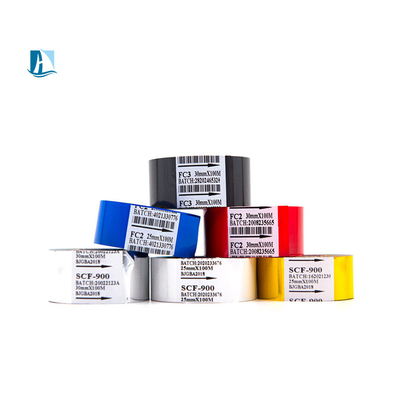 30mm*100m PET Film Black Hot Stamp Foil para SCF900 SCF910 Data de produção Impressão