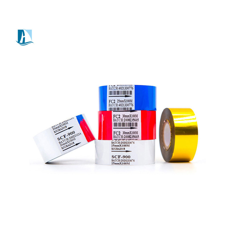 ISO9001 Certificado ISO14001 Faixa de estampação em folha quente de cores personalizadas para impressão digital