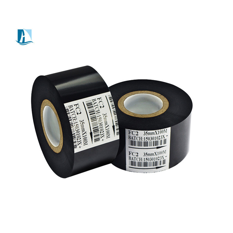 30mm Largura 100M comprimento fita de carimbo quente para impressora de código semiautomática COMPATÍVEL