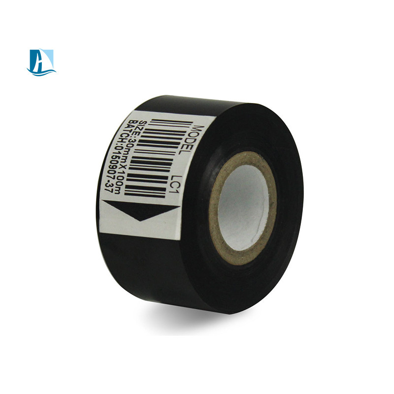 30mm * 100m LC1 fita de tinta de transferência térmica preta para máquina de escrever data lote original