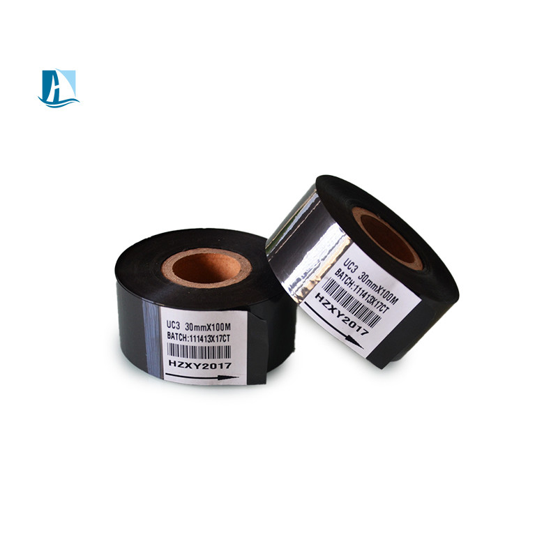 30mm * 100m Impressora térmica de tinta colorida com papel de fita com escrita redonda e impressão