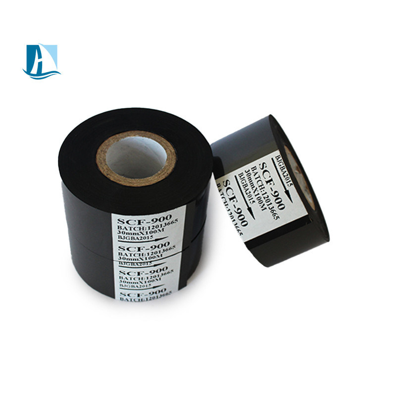 Faixa de estamparia quente de plástico para LC1 FC1 SCF900 Máquina de impressão de codificação de tamanho personalizado de 30 mm * 100 m